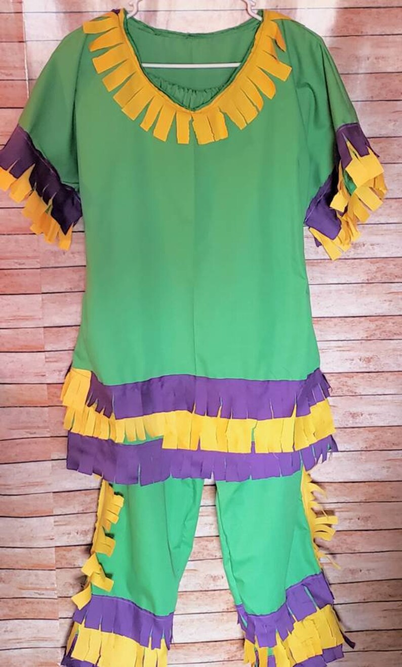 mardi gras chicken run outfit