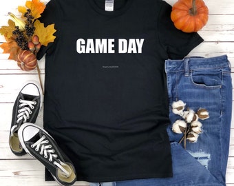 GAME DAY Short-Sleeve Unisex T-Shirt, Football Shirt, Sports Fan Shirt, Opening Kick Off, Gift for Friend, Game Day Shirt, College Football