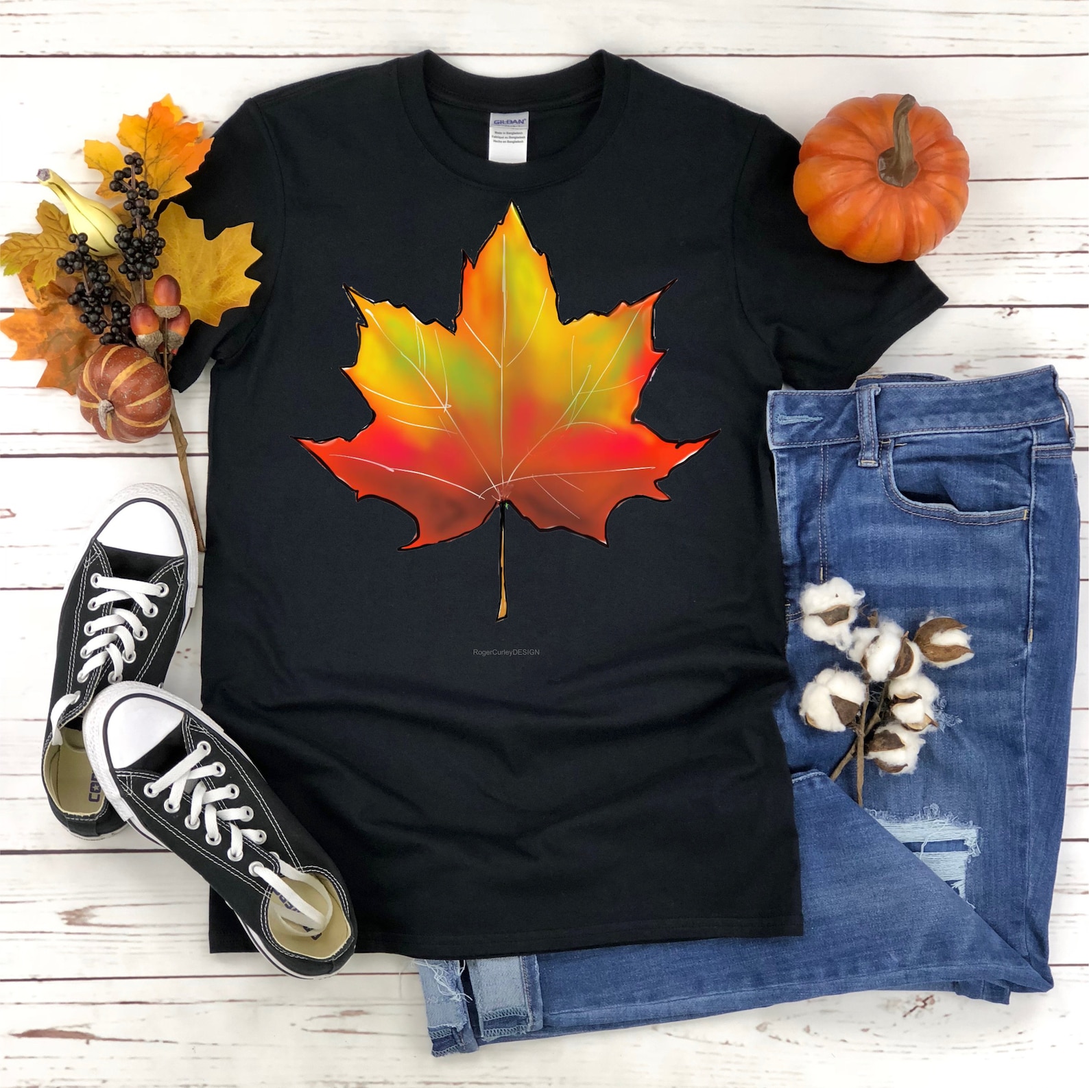 AUTUMN LEAF Unisex Tshirt Fall Tshirts Women's Fall Etsy