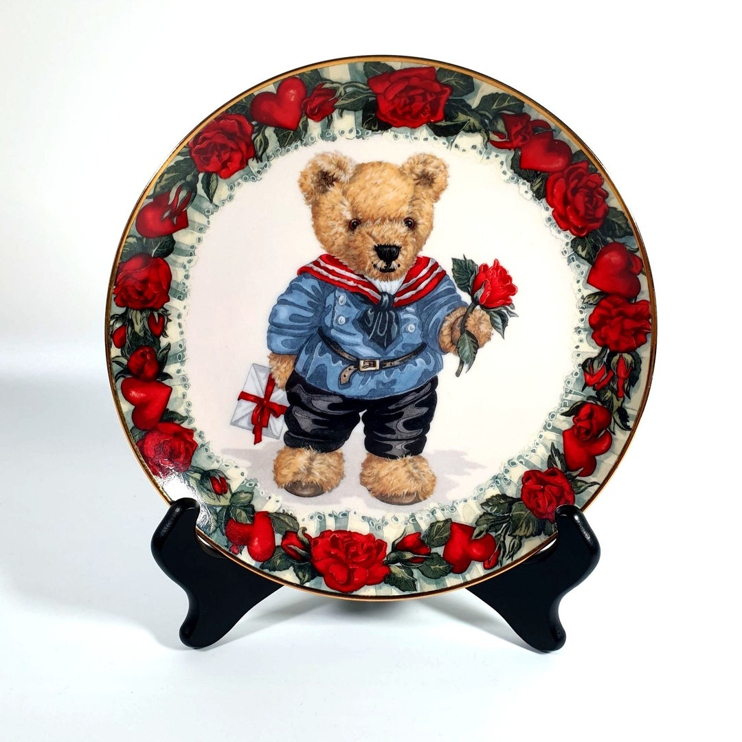 Love Letters From Teddy Sarah Bengry Vintage Plate Collectable