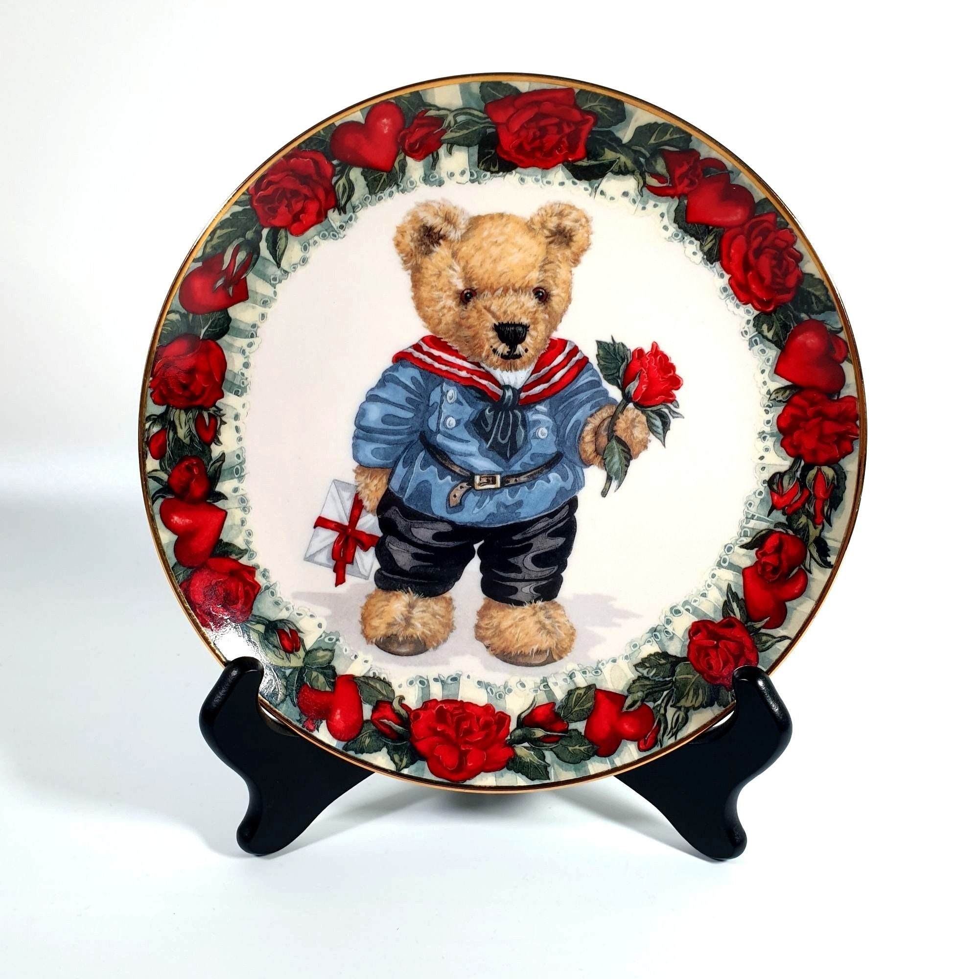 Love Letters From Teddy Sarah Bengry Vintage Plate Collectable