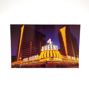 Carte postale vintage 4 Four Queens Hotel Casino Las Vegas Nevada 4712 E