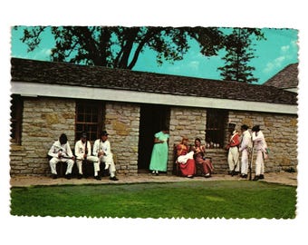 Vintage Fort Snelling Restoration Guardhouse Postcard  International Officer