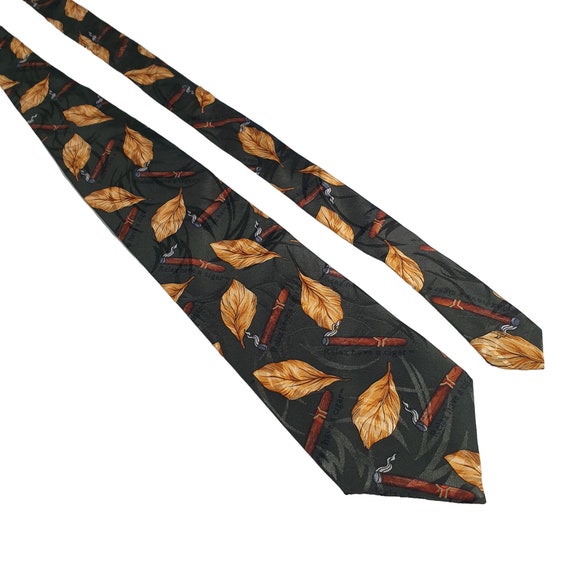 Cravat Club Men Necktie Tie Designer Cigar Tobacco