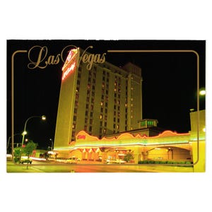 Carte postale vintage El Cortez Hotel Las Vegas Nevada LV 407 Casino 1991