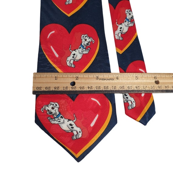 Disney 101 Dalmatians Men Necktie Tie Valentines … - image 3