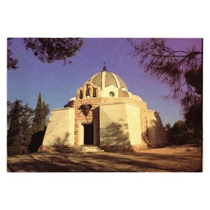 Igreja de Belém dos Pastores Campo Cartão Postal Vintage Não Utilizado Religião Fé