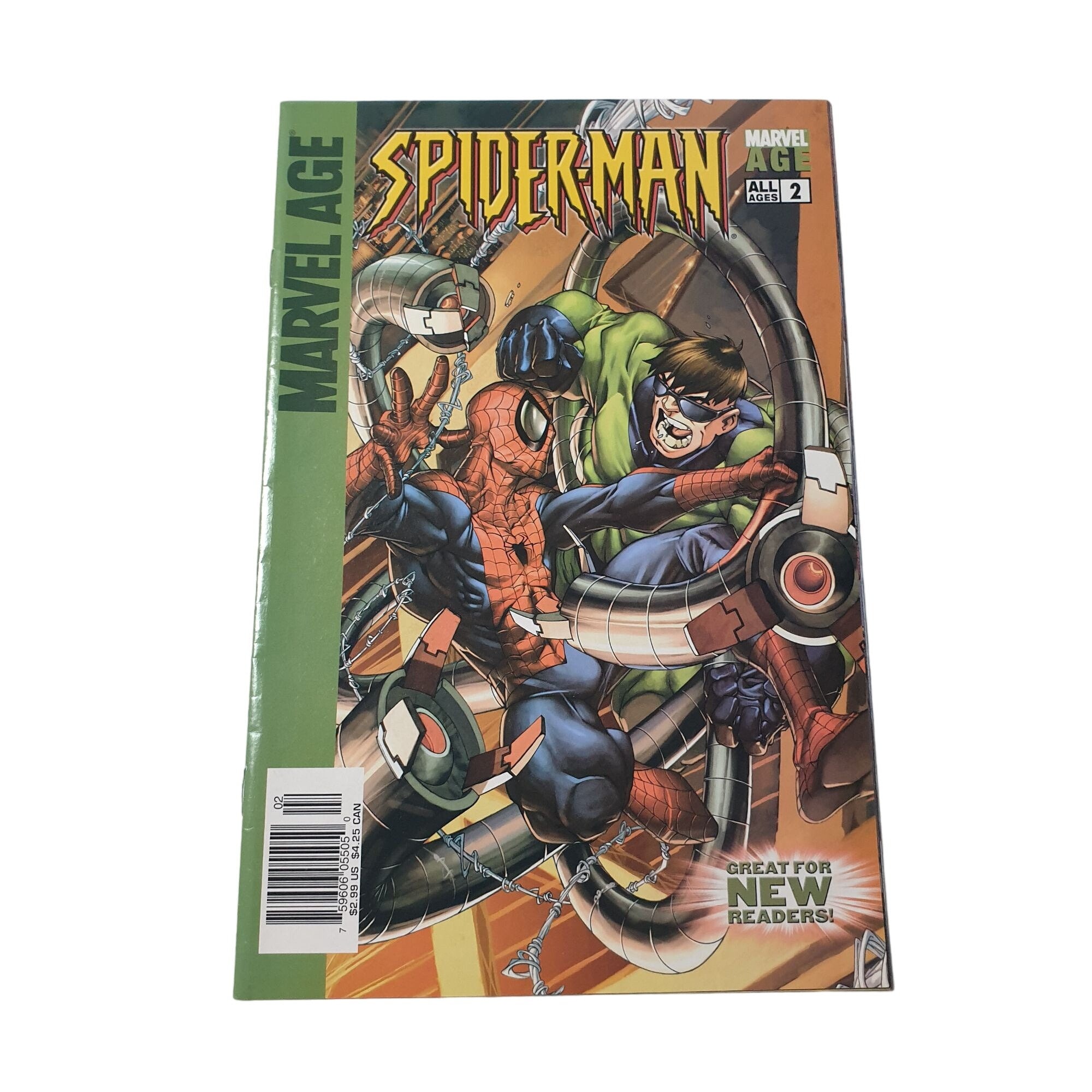 Spider Man Marvel Age 2 Comic Book Collector Bagged Boarded Doctor