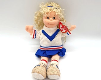 Dear Debbie Teenie Beanie Boppers Collection Ty Doll Vintage Retired Cheerleader