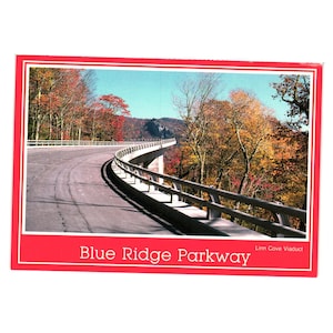 Carte Postale Blue Ridge Parkway Vue Panoramique Viaduc Linn Cove Tourisme