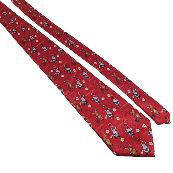 Cape Cod Neckwear Mens Necktie Tie Santa Reindeer Tennis Work Office Dad Gift