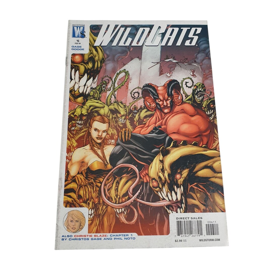 Wildcats Comic Issue 16 Gage Googe Wildstorm Direct Edition 2008 ...