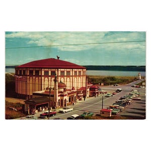 Carte postale vintage Cyclorama de Jérusalem Québec Canada Wharf Canada