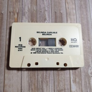 Carlisle Belinda 1986 Album sur cassettes vintage musique audio SANS INSÉRER LA CARTE J