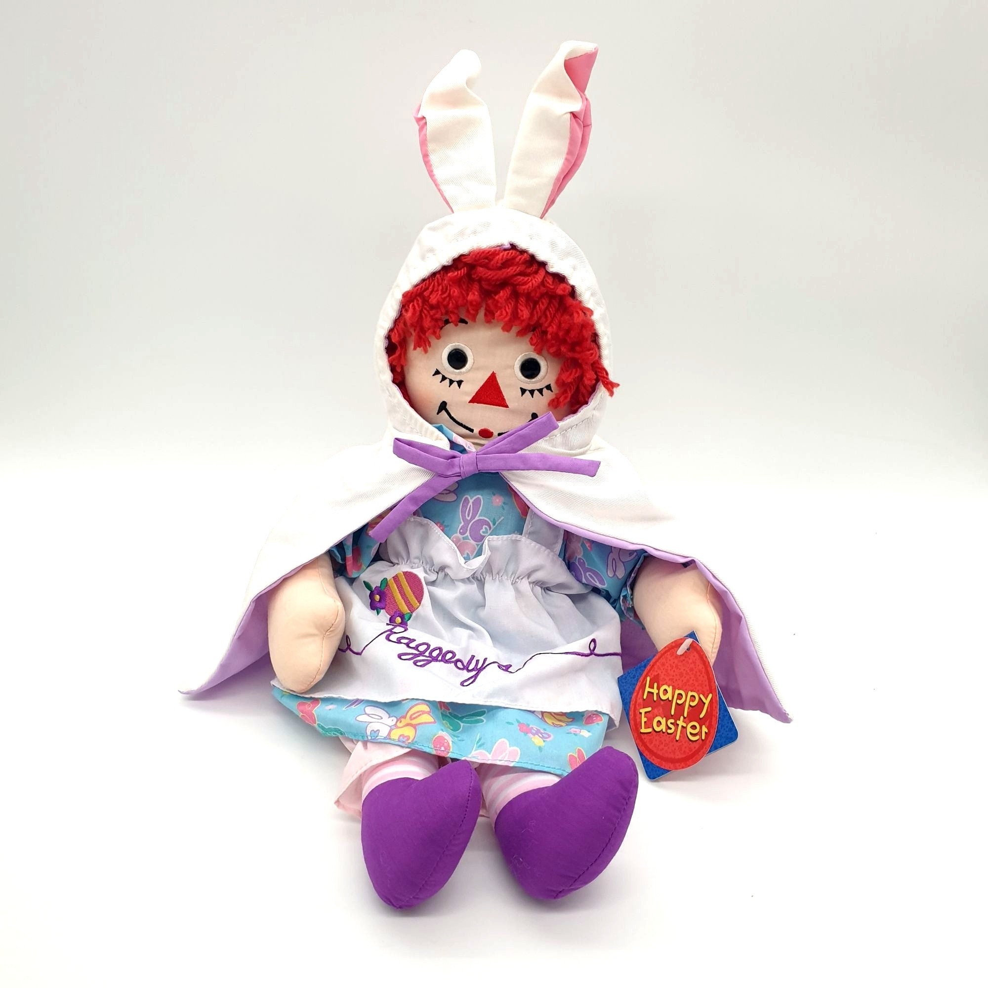 Raggedy Ann Easter Doll Vintage 2000 Dakin Bunny Hood New Toys