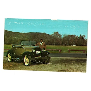 Carte postale vintage modèle A Roadster, 1930, par Mary Peller