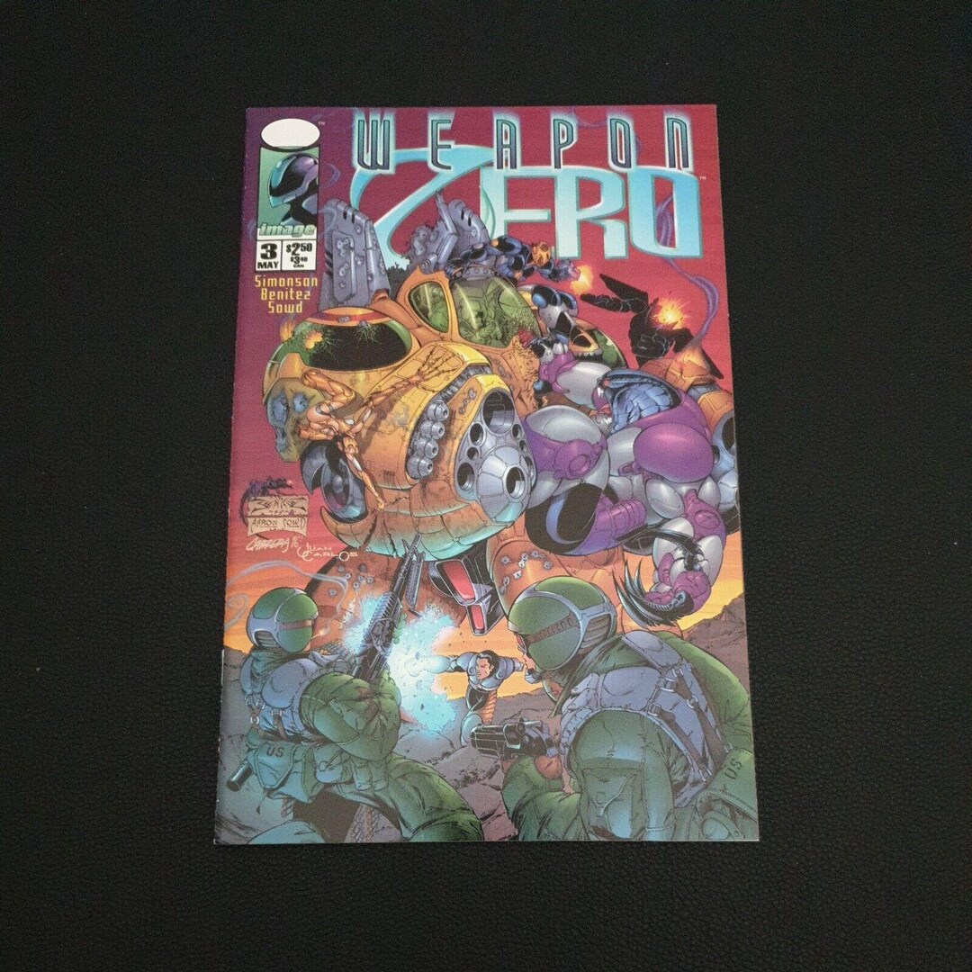 Image Comics Weapon Zero 3 May 1995 Simonson Benitez Cabrera Silvestri ...