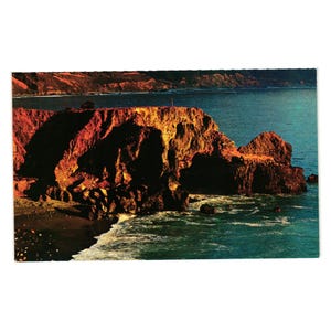 Cartão postal vintage Costa da Califórnia Columbia Atacado Fornecimento H-2179 Sunset Ocean