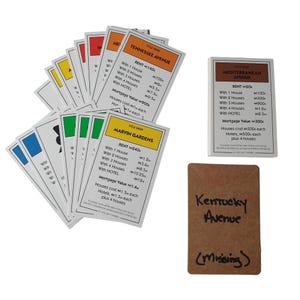 Piezas de repuesto para cartas de Monopoly Electronic Banking 2011 (faltan)