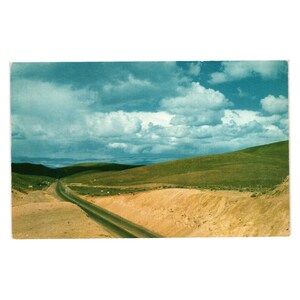 Carte postale vintage Emigrants Pass Nevada Scenic Highway Travel Roadway Montagnes