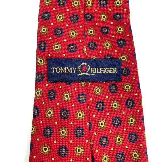 Tommy Hilfiger Mens Necktie Tie Vintage Designer … - image 4