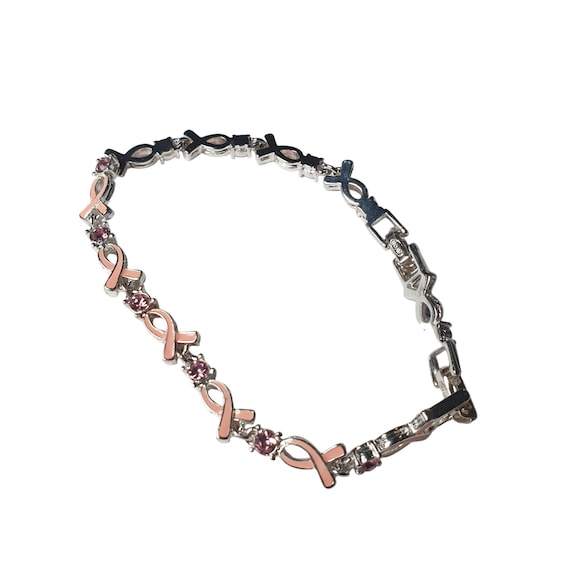 Avon Breast Cancer Awareness Women Bracelet 8" Ri… - image 5