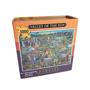Valley Of The Sun 1000 Piece Jigsaw Puzzle Dowdle Vibrant Cityscape Art