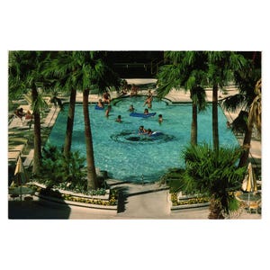 Carte Postale Vintage Golden Nugget Piscine Tropicale Hôtel Casino Las Vegas Nevada