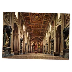 Cartolina d'epoca Basilica di San Giovanni in Laterano Roma Italia Tour religioso