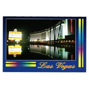 Hacienda Hotel-Weinlese-Postkarte Las Vegas Strip-Glücksspiel Urlaub Hotel-Resort