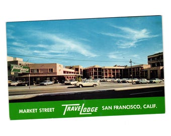 Vintage Postcard Travel Lodge San Francisco California Hotel Motel