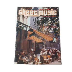 Sheet Music Magazine October 1983 I Love Paris Easy Listening Piano Guitar