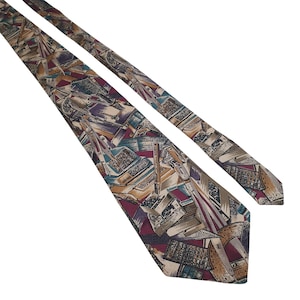 Vintage Rohde Royce Architect Protractor Builder Contractor Art Print Necktie