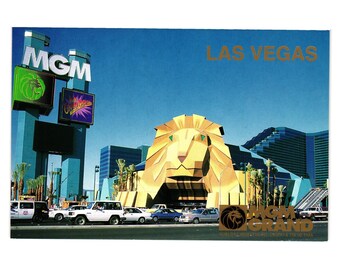 レア】MGMグランドホテル カジノ ライオン 年代物 ディスプレイ セット