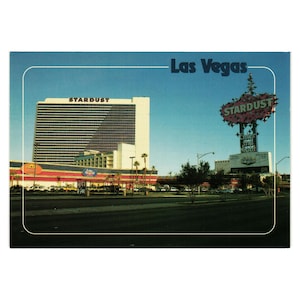 Las Vegas Stardust Vintage Postkarte Hotel-Casino-Urlaub-Strip-Glücksspiel-Festzelt