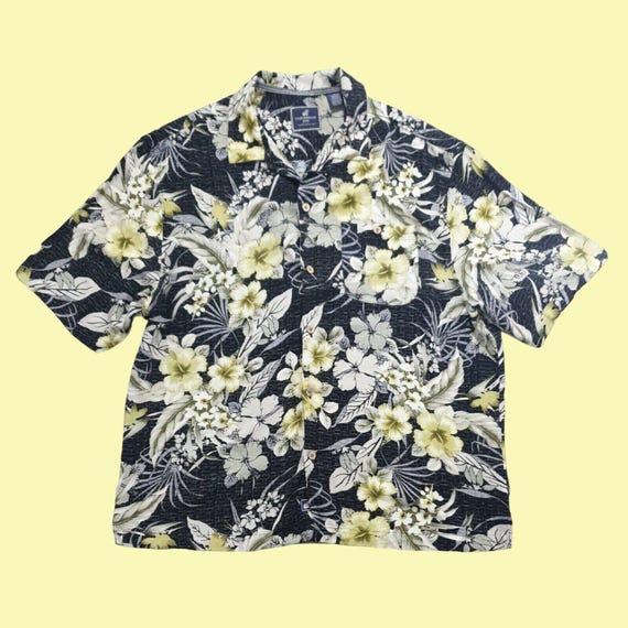 Chemise - chemisette,Chemise hawaïenne florale à manches courtes pour