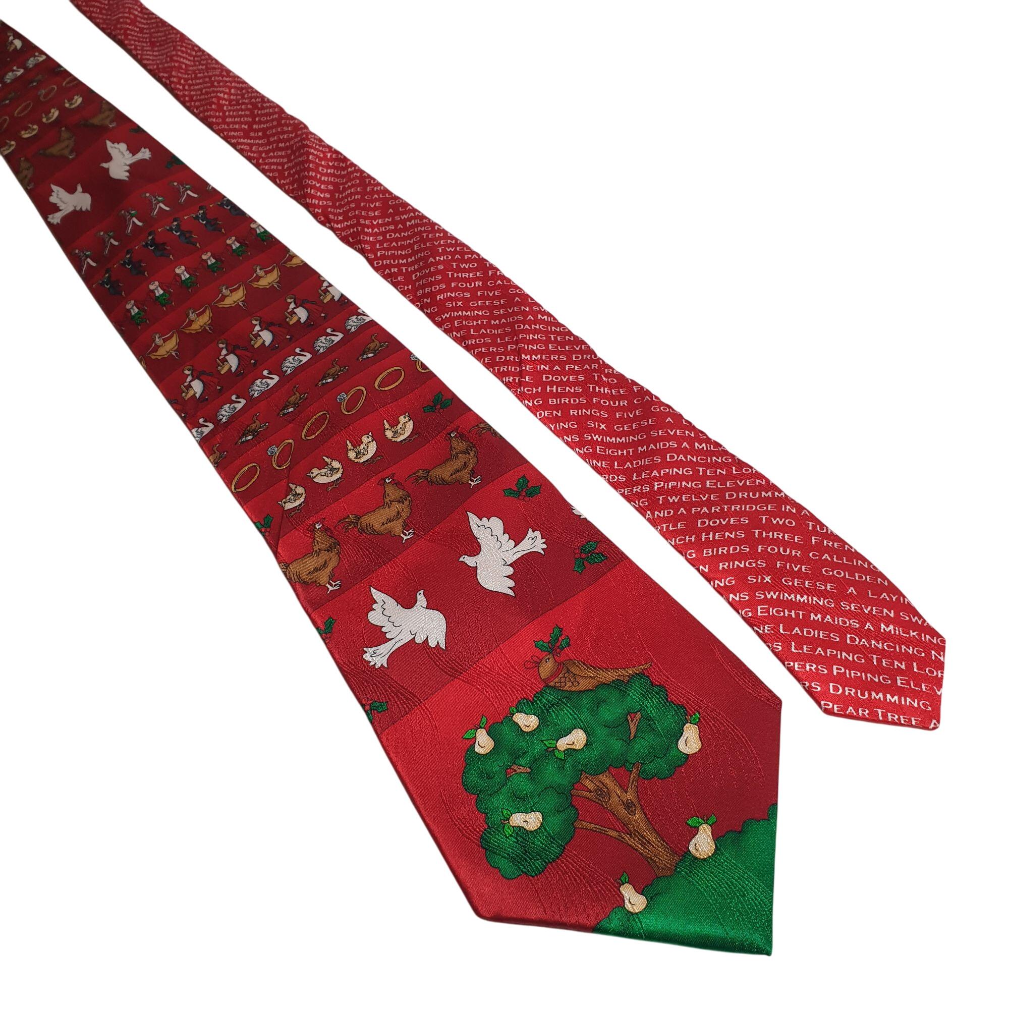 12 days of christmas tie