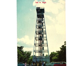 Vintage Postcard Observation Tower Hot Springs National Park Arkansas Spa