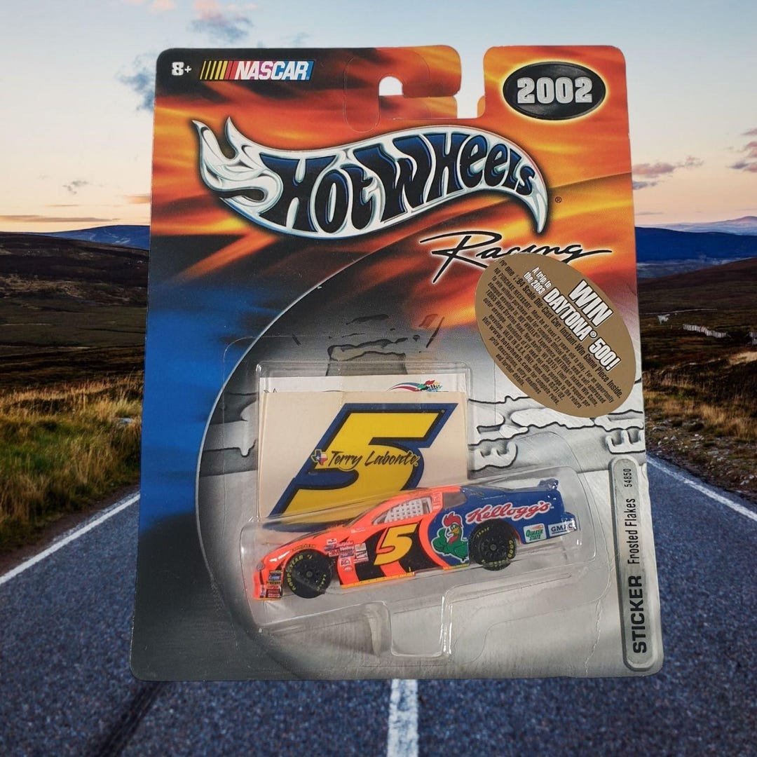 Hot Wheels Racing 5 Nascar 2002 Terry Labonte Mattel BOX WEAR