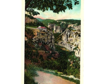Vintage Cave Of The Winds Williams Canon-ansichtkaart Manitou Colorado Roadside Tour