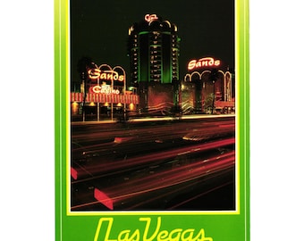 ラスベガスMGMライオン像ホテルカジノポストカード夜景反射照明 - Etsy
