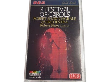 RCA-Goldsiegel Ein Festival Der Carols Robert Schal Kassetten-Chororchester