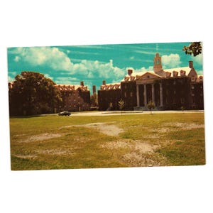 Vintage Postkarte Universität of King's College Halifax Nova Scotia College School
