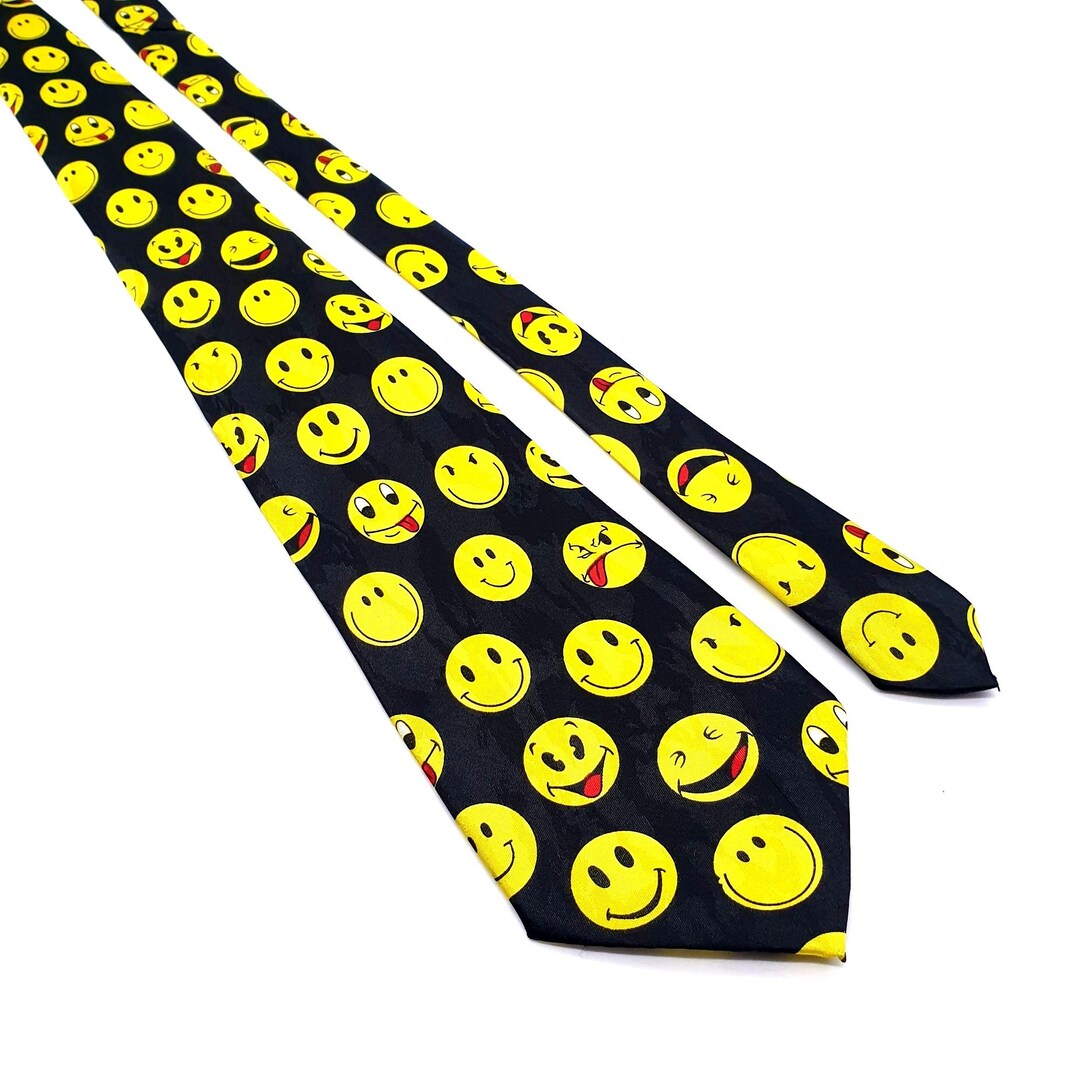 Marco Polo Italian Style Mens Emoji Necktie Accessory Office Work ...
