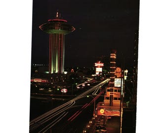 ラスベガスMGMライオン像ホテルカジノポストカード夜景反射照明 - Etsy