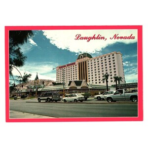 Ramada Express Hotel Casino Vacation Carte postale vintage Laughlin Nevada Car Travel