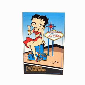 Panneau de bienvenue Betty Boop MGM Grand série 005 pour collectionneurs, vintage 1993
