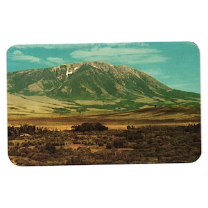 Vintage Elk Mountain-Postkarte von Dexter Press Arial Roadside Attraktion