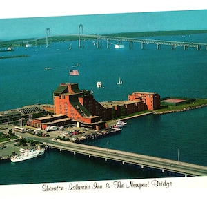 Carte postale Sheraton Islander Inn The Newport Bridge Station US Naval Torpedo Station Hotel