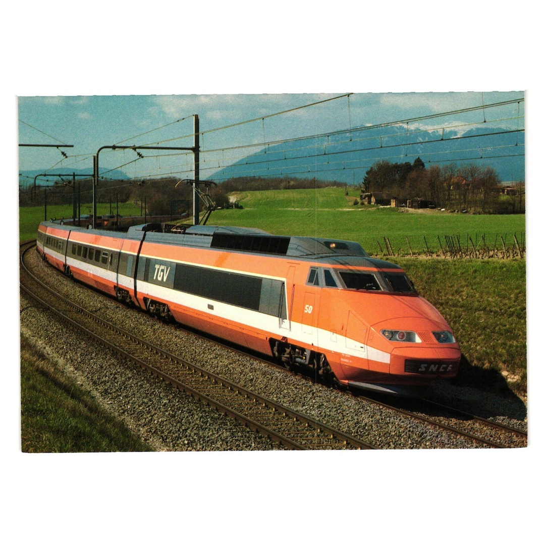 Rare Pins Pin'S .. Train Railways Sncf Tgv La Poste Ptt Course Marathon